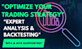 expert advisor trading strategy testing, analysis e report