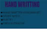 write hand written assignments nots for you