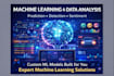 build machine learning models for prediction, detection and data analysis