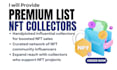 support you to sell nft with a list of premium collectors