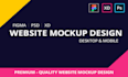 create website design and application design
