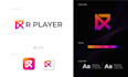 design outstanding simplistic modern minimalist app gradient logo