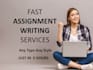 write fast assignment writing and essay writing service within 4 hours