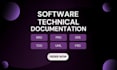 make detailed software documentation srs and technical docs
