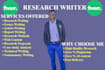 write high quality SEO blog posts and articles