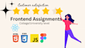 do assignments using HTML,CSS,javascript bootstrap