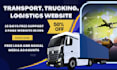 create trucking, transport website in wordpress