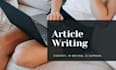 write an articles and blog posts on visual arts