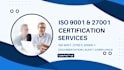 give 9001, 27001, 20001 document, audit and certification
