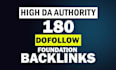 do foundation dofollow SEO backlinks high da authority white hat link building