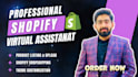 do manually shopify data entry and shopify product listing