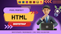 convert figma to html, psd to html, xd to html bootstrap responsive