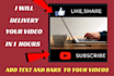 video editing within 2 hour