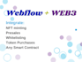 integrate smart contracts into webflow applications