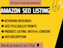 write your amazon listing optimization HTML description