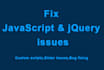 do jquery,javascript, php work