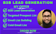 do b2b lead generation with including specific locations