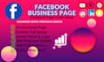 be your expert assistant to setup facebook business page