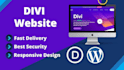 build a professional wordpress website with divi theme
