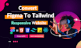 convert figma to tailwind CSS, PSD to tailwind with reactjs