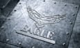 do 3d logo in silver, platinum, gold, and chrome