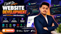 do website development as full stack web developer, front end, backend developer