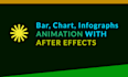 make bar, chart, line, graph, infographs animation with after effects