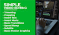do simple video editing