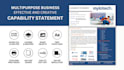 design a professional and stunning capability statement within 6 hours