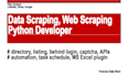 do python web scraping data scraping website scraping data mining