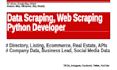 do python web scraping data scraping website scraping data mining