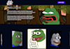 create a pepe meme nft landing page using react js