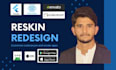 reskin, redesign, rebrand codecanyon app in flutter, react native