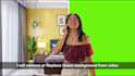 remove your green screen video background