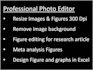 do figures and pictures editing 300 dpi