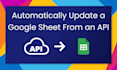 integrate any API data into your google sheet