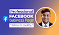 set up facebook business page, fan page design, page create