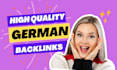 create permanent german , dutch SEO high da dofollow backlinks guest posts