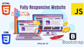 build your website with HTML, CSS and javascript in 2 days
