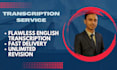 transcribe english audio and video