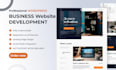 design, redesign, develop, custom wordpress business website using elementor pro