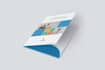 design professional and modern presentation folder