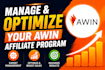 manage optimize and grow your awin affiliate program