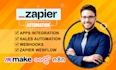 zapier automation zapier integration zapier webhook make com expert n8n ai agent