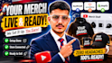 setup complete youtube merch shelf and merch store for creators and streamers