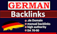 build high da authority german forum backlinks  dofollow germany link building
