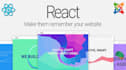 develop your dream website using HTML CSS js and react