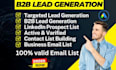 expert b2b lead generation, prospect list building, and linkedin lead generation