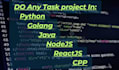 do any task project in grpc java, node js, react js, python