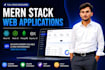 be your mern stack developer for react js and node js web applications